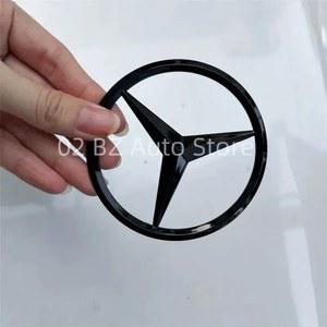 호환 후면 스타 자동차 AMG 엠블럼 ABS 블랙 GLE53 액세서리 메르세데스 3D 스티커 4matic 로고 벤츠 트렁크 W167