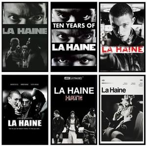 La Haine 1995 영화 인쇄 증오 빈티지 포스터 프랑스 범죄 드라마 벽 아트 그림 캔버스 침실 홈 장식