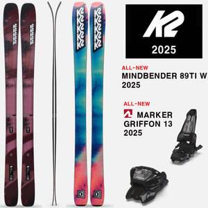 2425시즌 케이투 여성용 올마운틴 프리라이드 스키 K2 SKI MINDBENDER 89 TI W+GRIFFON 13 BK