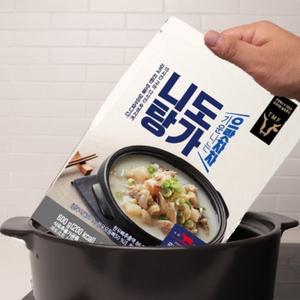 (600g ) 도가니탕 한우 꼬리 국 육수 사골국/고기/영양/도가니/옛날/뼈없는/스지/청보리/설렁/진한/가정용