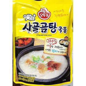 (500g X18) 오뚜기 사골곰탕/설렁/진한/가정용/물렁/하얀/국물/사골/한우/육수/소머리/고기/영양/도가니