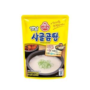 (500G 18개) 옛날 사골곰탕/육수/소머리/고기/영양/도가니/뼈없는/스지/청보리/설렁/진한/가정용/물렁