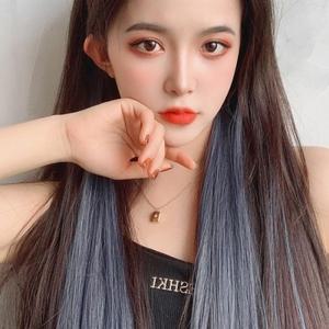 헤어피스 컬러 브릿지 6p 포인트 붙임머리 가발