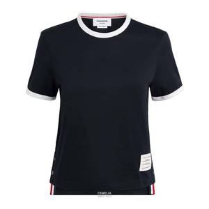 25SS 톰브라운 링거 반팔티 네이비 FJS075A 00042 415