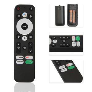만능리모컨 GLOBE MOTORS 교체 음성 리모컨 MECOOL KM2 PLUS ONN 안드 4K UHD TV  블루투스 원격 블랙