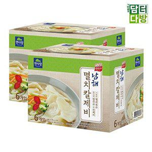 [오티마트]면사랑 남해 멸치칼제비 180g x 6입 x 2