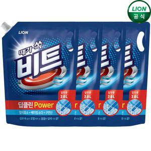 비트 딥클린파워 일반용 액상세제 리필,2L,4개