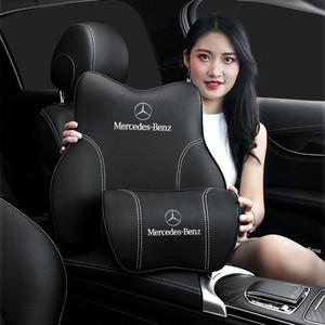 메르세데스 벤츠용 자동차 시트 지지대 허리 쿠션, 머리 받침대 요추 베개, AMG W203 W211