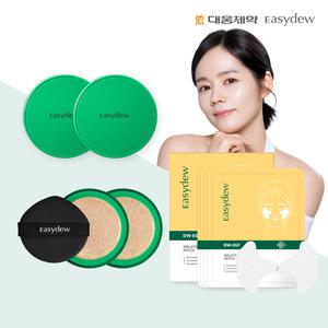 [한가인 패키지] 이지듀 기미앰플 쿠션 본품2+리필2+기미 패치1