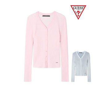 갤러리아 GUESS Jeans S/S [여성] YP1S2662 투톤 스웨터 가디건