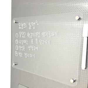 소형 보드판 자석 메모 냉장고메모보드 투명 아크릴 (WFGQ2DG)