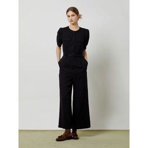 CC콜렉트 벨티드 하프 슬리브 와이드핏 점프수트 C242MSE011 119076