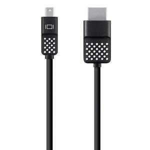 프리미엄 스마트기기 F2CD080BT06 미니 디스플레이 포트 - HDMI 케이블 1.8m(6피트). 4K 호환 블랙/화이트