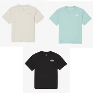 [매장정품] NT7UQ01 노스페이스 NORTHFACE 키즈 아이스런 숏 슬리브 라운드 아동 티셔츠
