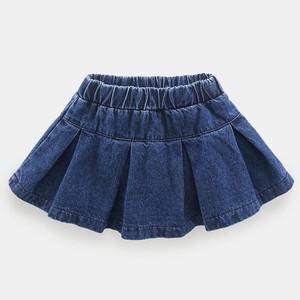 [보리보리/다미주니어]주름데님스커트 아동청치마 여아스커트 유아데님 합창복 단체행사 재롱잔치
