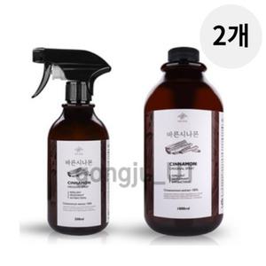 바른시나몬 계피 파리 모기 기피제 본품+리필 2세트