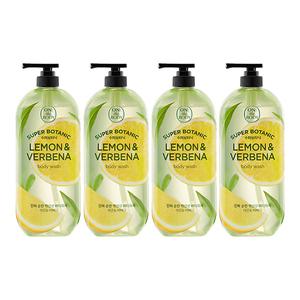 온더바디 수퍼보타닉 바디워시 레몬 900ml, 4개