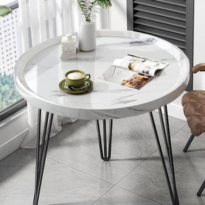 U74 거실 티테이블 60cm 화이트 소파테이블 미니테