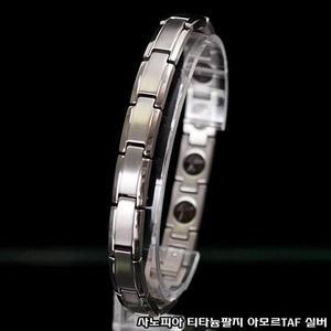 [ME2L2919_52CC]게르마늄팔찌 티타늄팔지 아모르TAF 실버