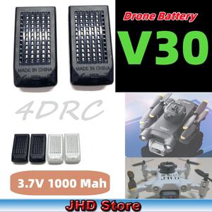 rc헬기 JHD V30 Bateria 4DRC 미니 드론 배터리 3.7V 1000mAh 4D-V30