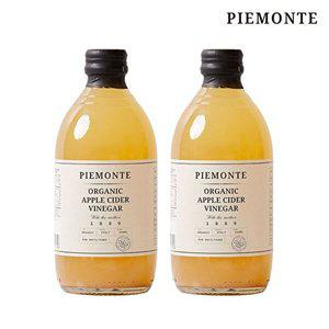 [피에몬테]애사비 이탈리아 사과식초 500ml 2병 (애플사이다비니거)