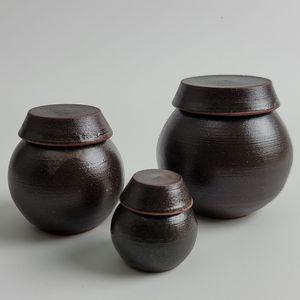 미니어처 옹기 각달항아리 단지 (소중대) 3p세트