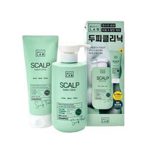 박준뷰티랩 두피 클리닉 비듬 각질 스칼프 미용실 카페인 탈모샴푸 (500ml + 200ml), 1세트