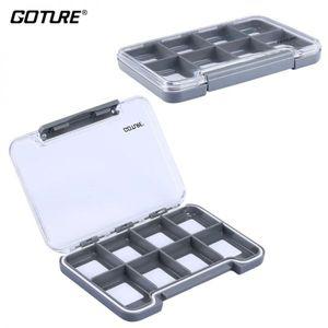찌케이스 보관함 통 Goture- 방수 자석 낚시 후크 상자 경량 8 구획 플라이 미끼