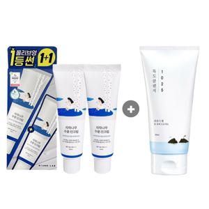 [가정의달 프로모션] 라운드랩 자작나무 수분 선크림 50ml 2개+ 독도 1025 클렌징폼 250ml