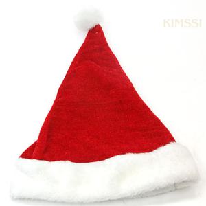 김씨네추천샵 고급형 산타모자(어린이용) (26CMX34CM) 산타복 털모자 겨울