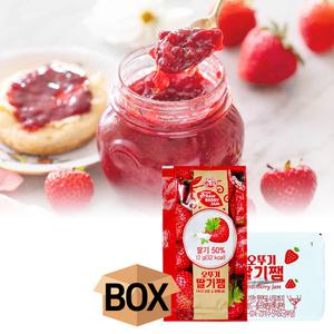 에이치에이유통 오뚜기 일회용 딸기잼 BOX 500개 12g x 480개 딸기쨈 파우치 디스펜팩