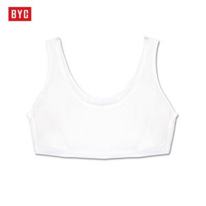 BYC (JB32) 면 주니어 브라 탑 1단계 초등학생 속옷 여아 스포츠브라