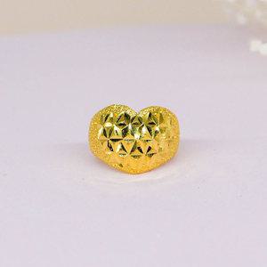 한국공인금거래소 순금 컷팅 하트 돌반지 3.75g 24K 1돈 첫돌 선물