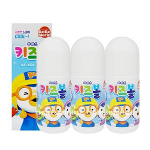 뽀로로 아이스 키즈볼 50ml 3개/어린이 물파스 가려운데 진정 완화