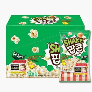 사조 로하이 전자렌지 시즈닝 쉐이크 팝콘 어니언맛 72g x 12개