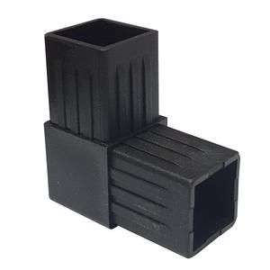 사각파이프 연결소켓 플라스틱 30mm 조인트 L자