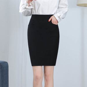 올스판 뒷트임 H라인 정장치마 스커트 면접 오피스룩