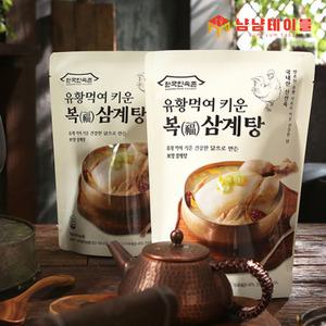 한국민속촌 유황먹여 키운 복 삼계탕 1kgX1팩