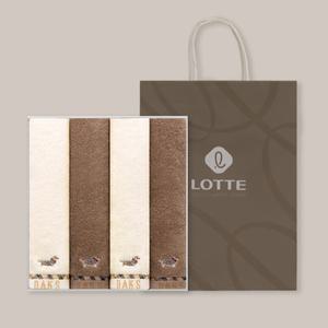 [롯데백화점]닥스타올 하우스훈트세면4매