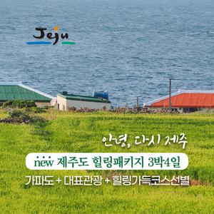 제주도 3박4일 가파도 카멜리아힐 에코랜드 오설록티뮤지엄 숨도 힐링패키지 3박4일