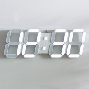플라이토 선이없는 무선 3D LED 디지털 벽시계 38cm 카페 집들이 개업 선물