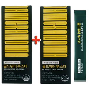 골드워터 부스터 14포x2박스(2주분) 청담할머니 단기 다이어트 보조제 체지방 감소 기능성