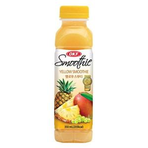 OKF 옐로우스무디 350ml 24입 대량 소량 신제품 주스 과일