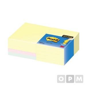 [OFM6746O]노트 알뜰팩 10A76x76mm노랑8핑크애플민트