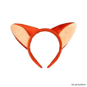 붉은여우머리띠 응원 파티용 졸업머리띠