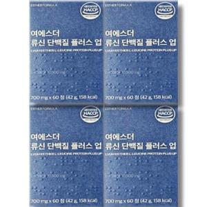 여에스더 류신 단백질 플러스 업 60정 4박스