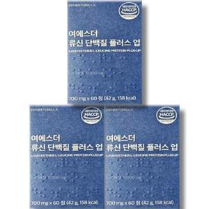 여에스더 류신 단백질 플러스 업 60정 3박스