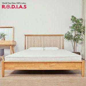 [로디아스] 15cm 슈퍼싱글매트 천연라텍스 매트리스 침대 토퍼