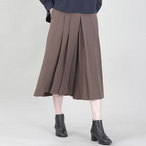 애비뉴투지 엄마옷 플리츠 허리밴드 주머니 쉬폰 여성 봄 가을 A라인 정장 치마 바