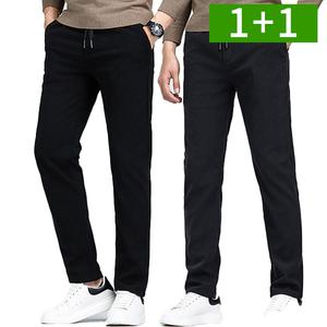 [1개+1개] 남성기모바지 코듀로이 겨울 골덴 팬츠
